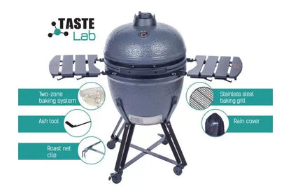 TasteLab camdo grill i grå 23.5''